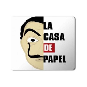 Art Hediye La Casa De Papel 2 Salvador Dali Baskılı 23x19 cm Mouse Pad