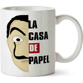 Art Hediye La Casa De Papel 2 Salvador Dali İki Tarafı Baskılı Kupa Bardak