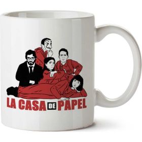 Art Hediye La Casa De Papel 3 İki Tarafı Baskılı Kupa Bardak