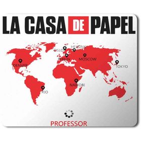 Art Hediye La Casa De Papel 4 Baskılı 23x19 cm Mouse Pad