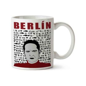 Art Hediye La Casa De Papel Berlin İki Tarafı Baskılı Kupa Bardak