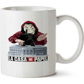 Art Hediye La Casa De Papel Bina İki Tarafı Baskılı Kupa Bardak