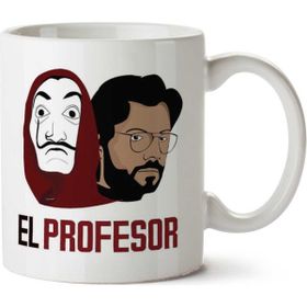 Art Hediye La Casa De Papel El Profesorprofesor İki Tarafı Baskılı Kupa Bardak