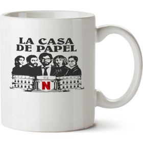 Art Hediye La Casa De Papel Netflix İki Tarafı Baskılı Kupa Bardak
