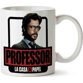 Art Hediye La Casa De Papel Professor 2 İki Tarafı Baskılı Kupa Bardak