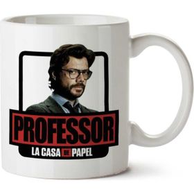 Art Hediye La Casa De Papel Professor 2 İki Tarafı Baskılı Kupa Bardak
