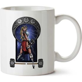 Art Hediye Lady Thor İki Tarafı Baskılı Kupa Bardak