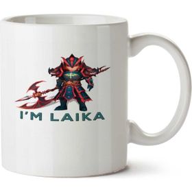 Art Hediye Laika Dragon Knight Fire İki Tarafı Baskılı Kupa Bardak