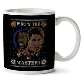 Art Hediye Last Dragon Whos The Master Christmas Knit Pattern İki Tarafı Baskılı Kupa Bardak