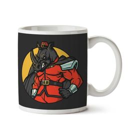 Art Hediye Lawful Evil M Bison Rhino Street Fighter İki Tarafı Baskılı Kupa Bardak