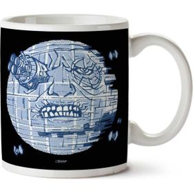 Art Hediye Le Voyage Dans La Death Star Trip To The Moon Star Wars İki Tarafı Baskılı Kupa Bardak