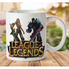 Art Hediye League-Of-Legends-Png-Picture Iki Tarafı Baskılı Kupa Bardak