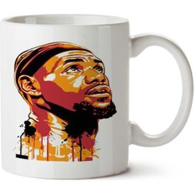 Art Hediye Lebron Atış Hedef İki Tarafı Baskılı Kupa Bardak