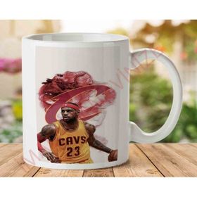 Art Hediye Lebron James 23 Basketbol İki Tarafı Baskılı Kupa Bardak