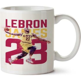 Art Hediye Lebron James 23 Numara İki Tarafı Baskılı Kupa Bardak