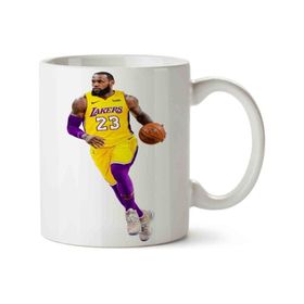 Art Hediye Lebron James Lakers Iki Tarafı Baskılı Kupa Bardak