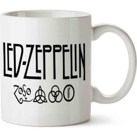 Art Hediye Led Zeppelin İki Tarafı Baskılı Kupa Bardak
