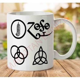 Art Hediye LED Zeppelin Vertical Iki Tarafı Baskılı Kupa Bardak