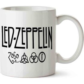 Art Hediye LED Zeppelin Yazı Kupa Bardak
