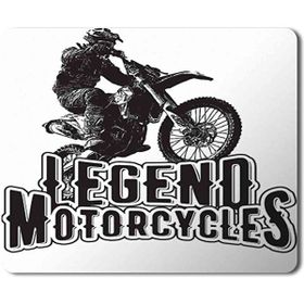 Art Hediye Legend Motorcycles Baskılı 23x19 cm Mouse Pad