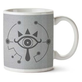 Art Hediye Legend Of Zelda Breath Of The Wild Sheikah Eye İki Tarafı Baskılı Kupa Bardak