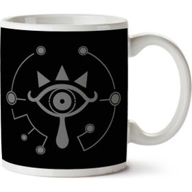 Art Hediye Legend Of Zelda Breath Of The Wild Sheikah Eye White01 İki Tarafı Baskılı Kupa Bardak