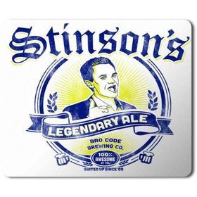 Art Hediye Legendary Barney Stinsons Baskılı 23x19 cm Mouse Pad