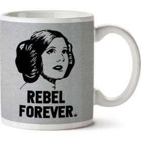 Art Hediye Leia Rebel Forever Star Wars İki Tarafı Baskılı Kupa Bardak