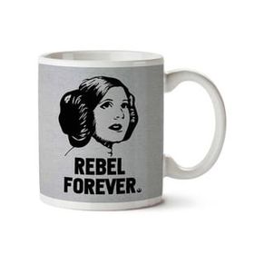 Art Hediye Leia Rebel Forever Star Wars İki Tarafı Baskılı Kupa Bardak