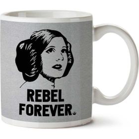 Art Hediye Leia Rebel Forever Star Wars İki Tarafı Baskılı Kupa Bardak