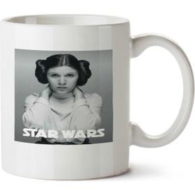 Art Hediye Leia Star Wars İki Tarafı Baskılı Kupa Bardak