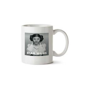 Art Hediye Leia Star Wars İki Tarafı Baskılı Kupa Bardak