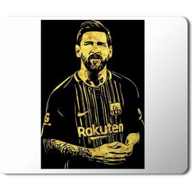 Art Hediye Leonel Messi Barcelona Baskılı 23x19 cm Mouse Pad