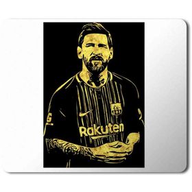 Art Hediye Leonel Messi Barcelona Baskılı 23x19 cm Mouse Pad