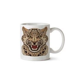 Art Hediye Leopar İki Tarafı Baskılı Kupa Bardak