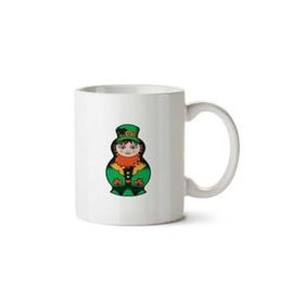 Art Hediye Leprechaun Matrioska İki Tarafı Baskılı Kupa Bardak