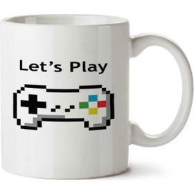 Art Hediye Lets Play İki Tarafı Baskılı Kupa Bardak