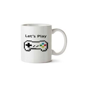 Art Hediye Lets Play İki Tarafı Baskılı Kupa Bardak
