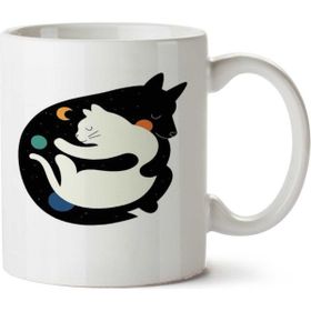 Art Hediye Like Cat And Dogs Kedi Köpek İki Tarafı Baskılı Kupa Bardak
