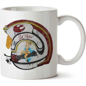 Art Hediye Lil Rebel Helmet Star Wars İki Tarafı Baskılı Kupa Bardak