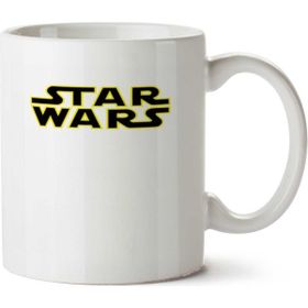 Art Hediye Logotipo Star Wars İki Tarafı Baskılı Kupa Bardak