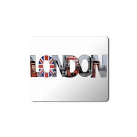 Art Hediye London Eye Big Ben Central London Hotel Baskılı 23x19 cm Mouse Pad