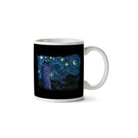 Art Hediye Lord Of The Rings Van Gogh Starry Hobbiton İki Tarafı Baskılı Kupa Bardak