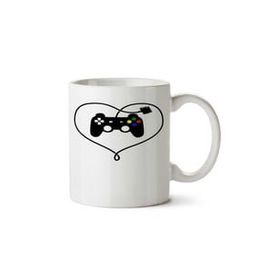 Art Hediye Love Game İki Tarafı Baskılı Kupa Bardak