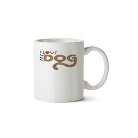 Art Hediye Love My Dog İki Tarafı Baskılı Kupa Bardak