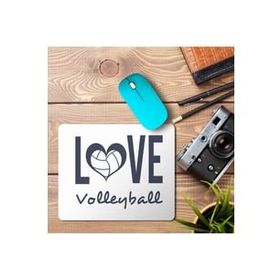 Art Hediye Love Voleyball Baskılı 23x19 cm Mouse Pad