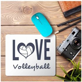 Art Hediye Love Voleyball Baskılı 23x19 cm Mouse Pad