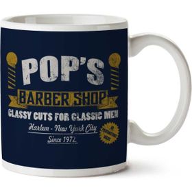 Art Hediye Luke Cage Pops Barber Shop İki Tarafı Baskılı Kupa Bardak
