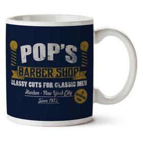 Art Hediye Luke Cage Pops Barber Shop İki Tarafı Baskılı Kupa Bardak