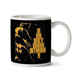 Art Hediye Luke Cage Sweet Christmas Tree Snow Marvel Defenders İki Tarafı Baskılı Kupa Bardak